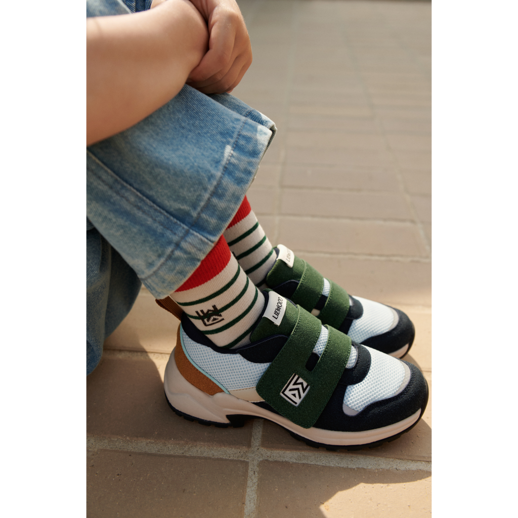 Print Cotton-Blend Socks 3-Pack with Secure Elasticated Fit for Kids Everyday Wear
