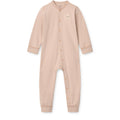 Sandy & Tuscany Stripe Organic Cotton Stretch Pyjama Jumpsuit with Grow Cuffs & Snap Buttons for Baby Sleep & Morning Cuddles
