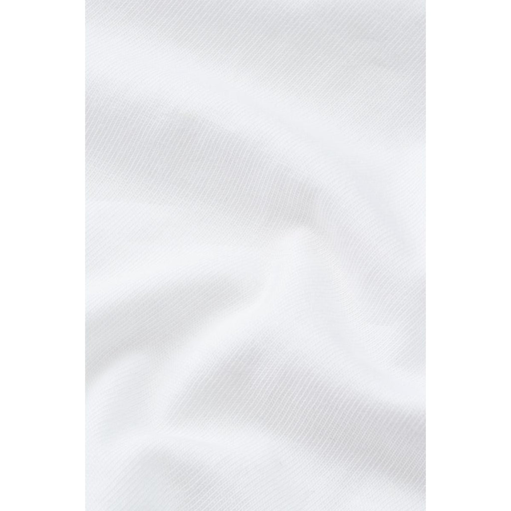 Classic White Organic Cotton T-Shirt with Relaxed Loose Fit & Ribbed Crew Neck for Kids Everyday Wear