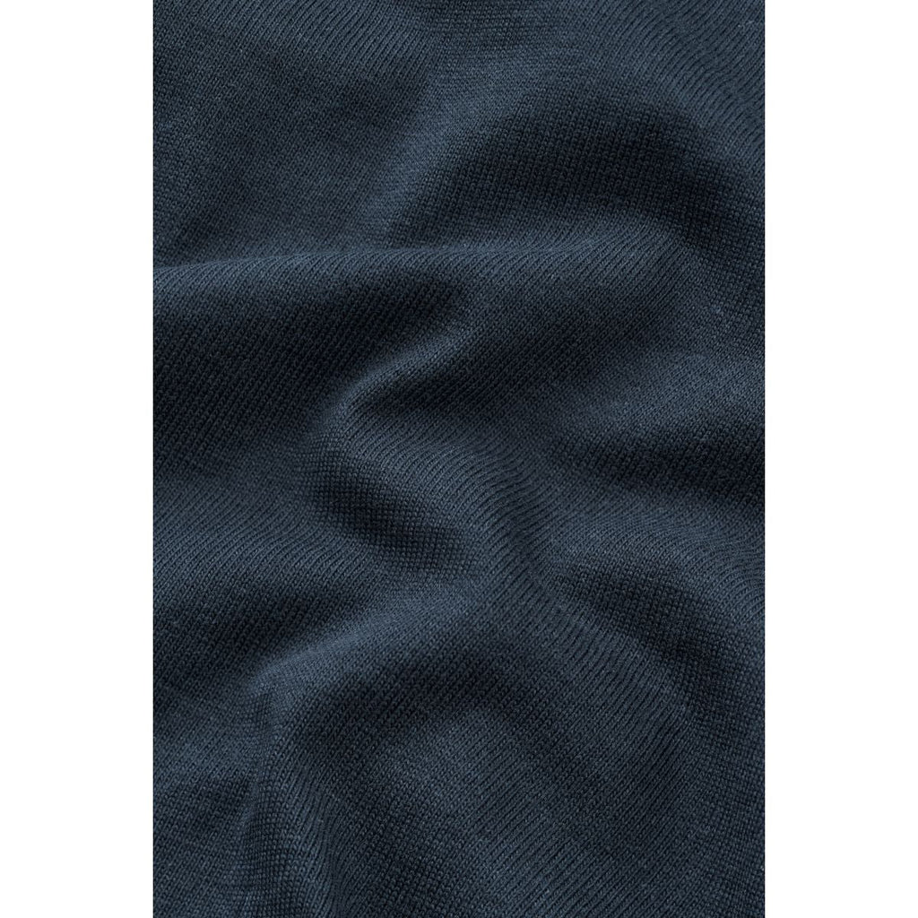 Classic Navy Organic Cotton T-Shirt with Relaxed Loose Fit & Ribbed Crew Neck for Kids Everyday Wear