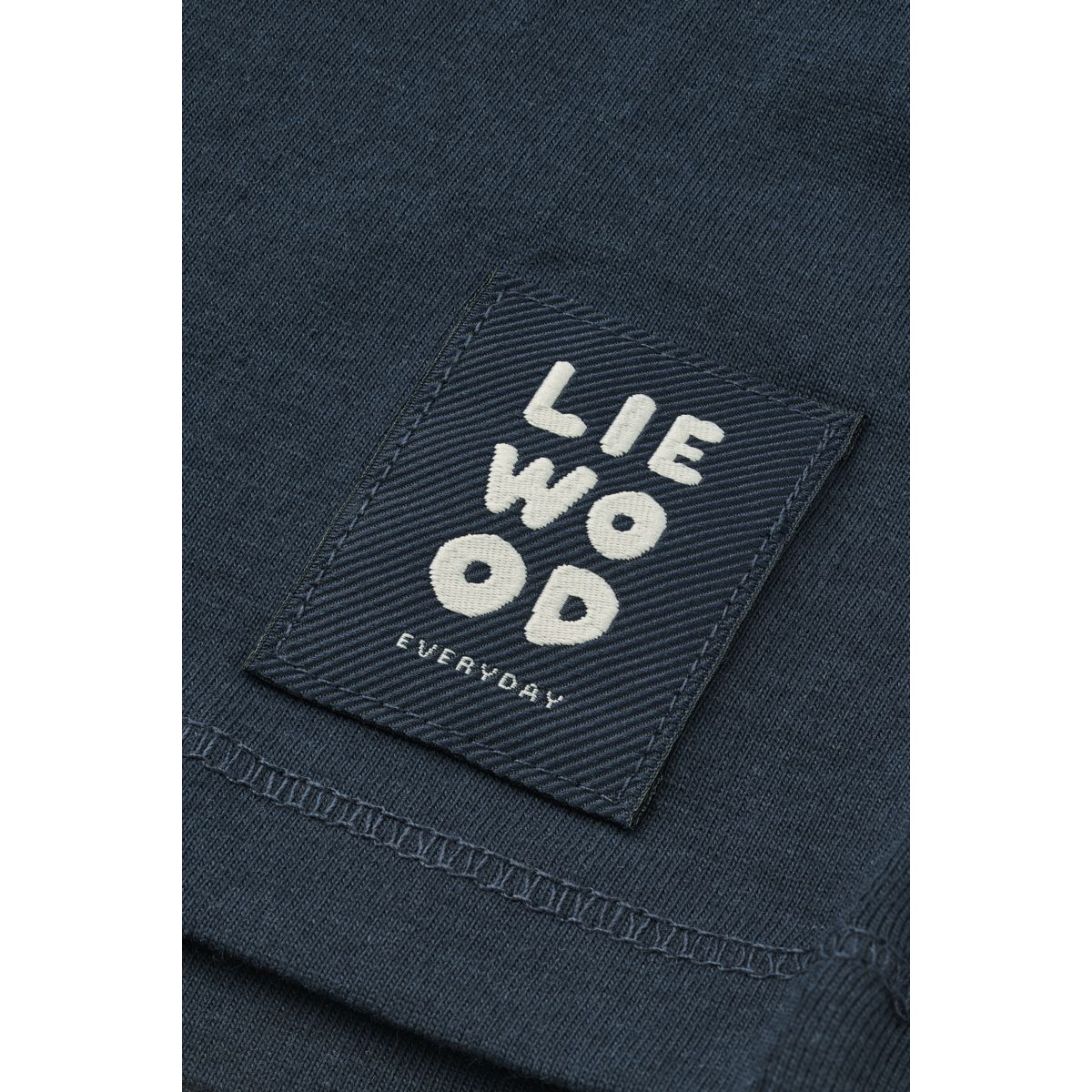 Classic Navy Organic Cotton T-Shirt with Relaxed Loose Fit & Ribbed Crew Neck for Kids Everyday Wear