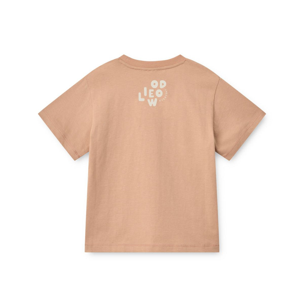 Soft Tuscany Organic Cotton T-Shirt with Relaxed Loose Fit & Ribbed Crew Neck for Kids Everyday Wear
