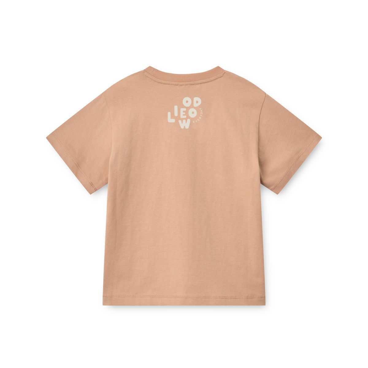 Soft Tuscany Organic Cotton T-Shirt with Relaxed Loose Fit & Ribbed Crew Neck for Kids Everyday Wear