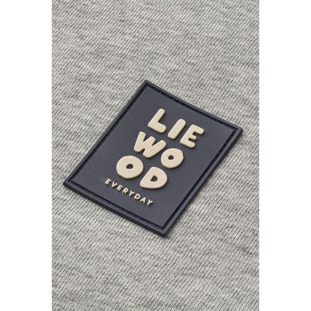 Grey Melange Organic Cotton French Terry Sweatshirt with Dropped Shoulders & Ribbed Trims for Kids Everyday Wear