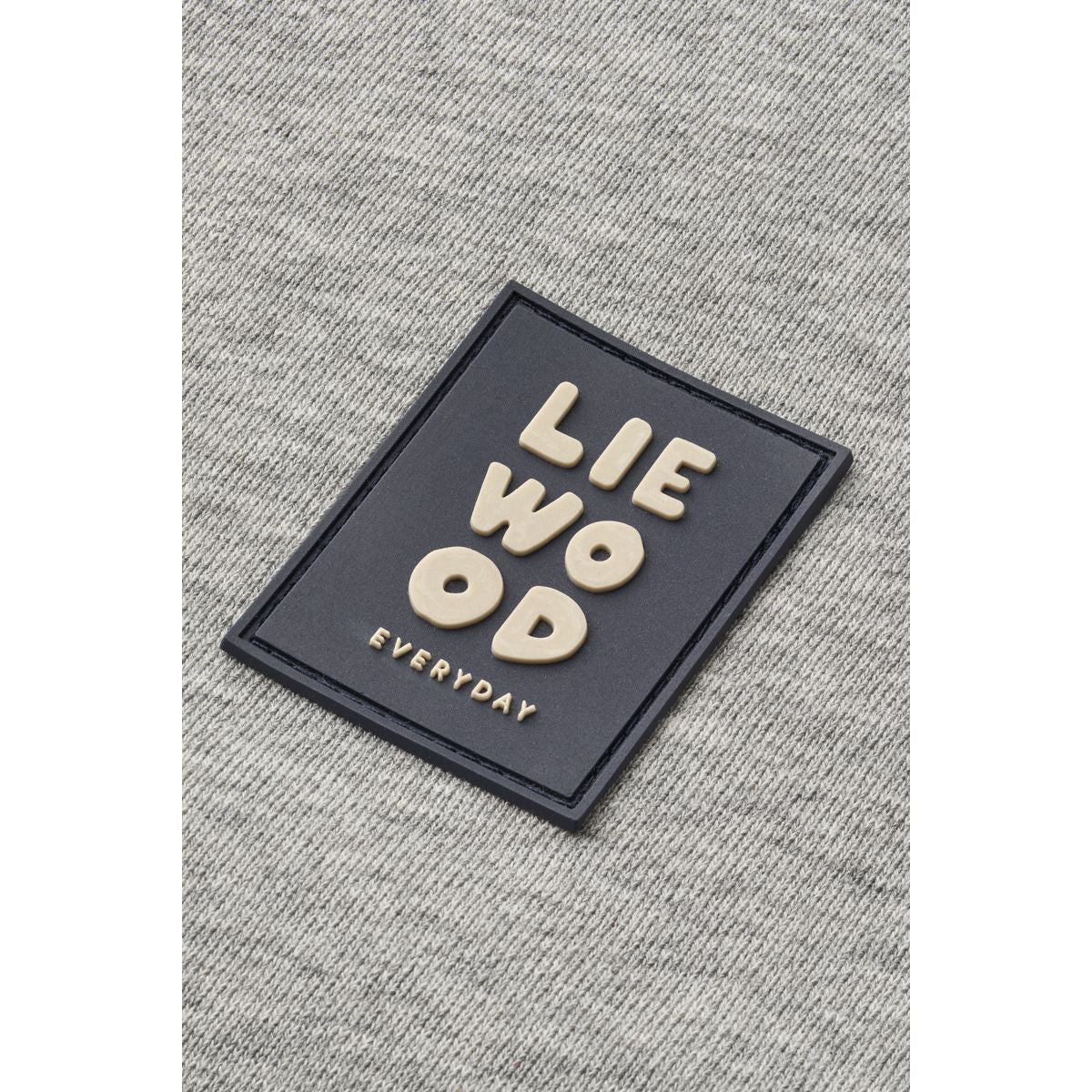 Grey Melange Organic Cotton French Terry Sweatshirt with Dropped Shoulders & Ribbed Trims for Kids Everyday Wear