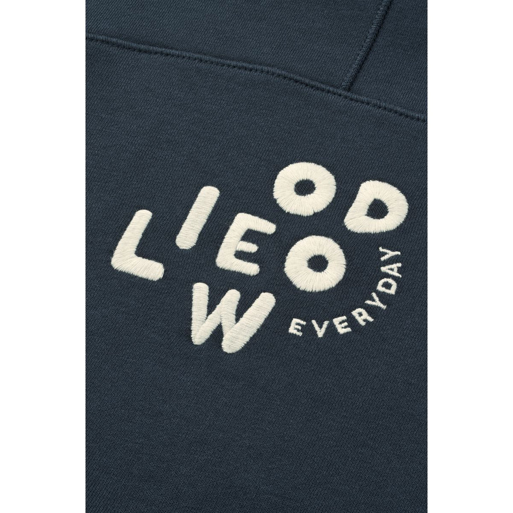 Classic Navy Organic Cotton French Terry Sweatshirt with Dropped Shoulders & Ribbed Trims for Kids Everyday Wear