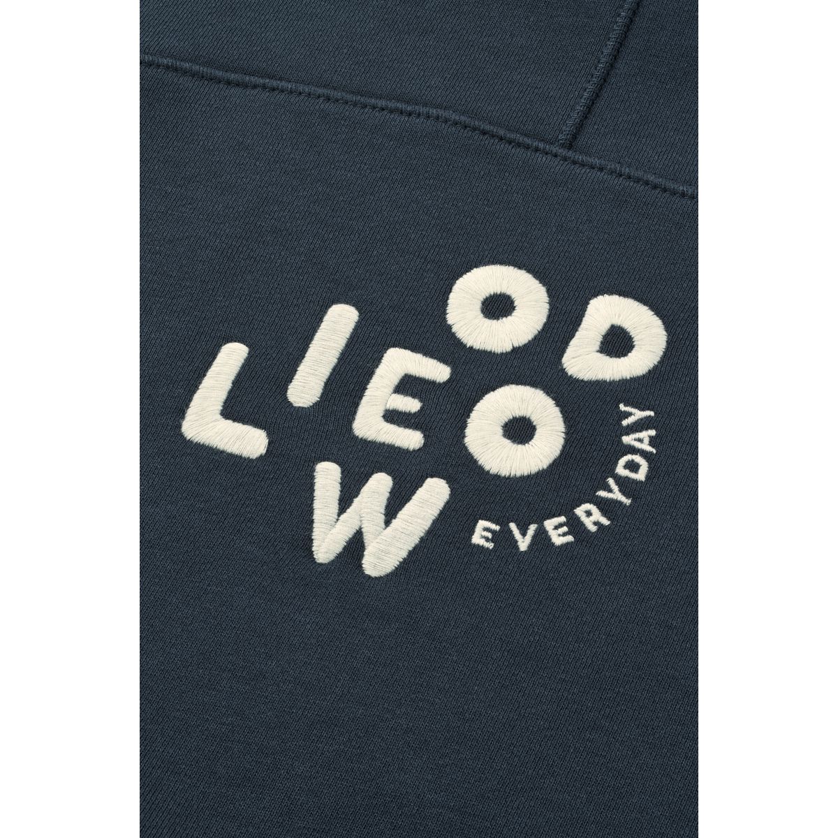 Classic Navy Organic Cotton French Terry Sweatshirt with Dropped Shoulders & Ribbed Trims for Kids Everyday Wear
