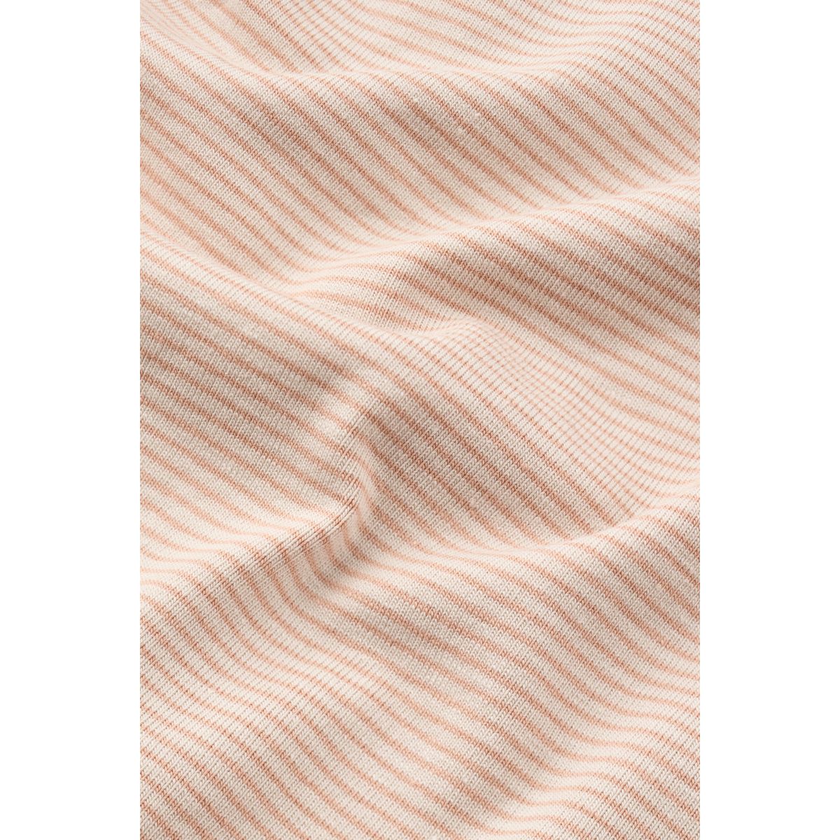 Stripe Organic Cotton Stretch Long-Sleeve Bodysuit with Grow Cuffs & Adjustable Snap Buttons for Baby Everyday Layering