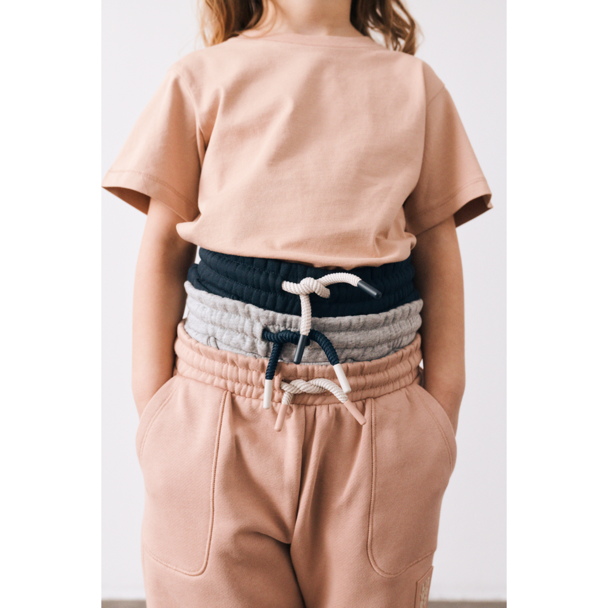 Soft Tuscany Organic Cotton T-Shirt with Relaxed Loose Fit & Ribbed Crew Neck for Kids Everyday Wear