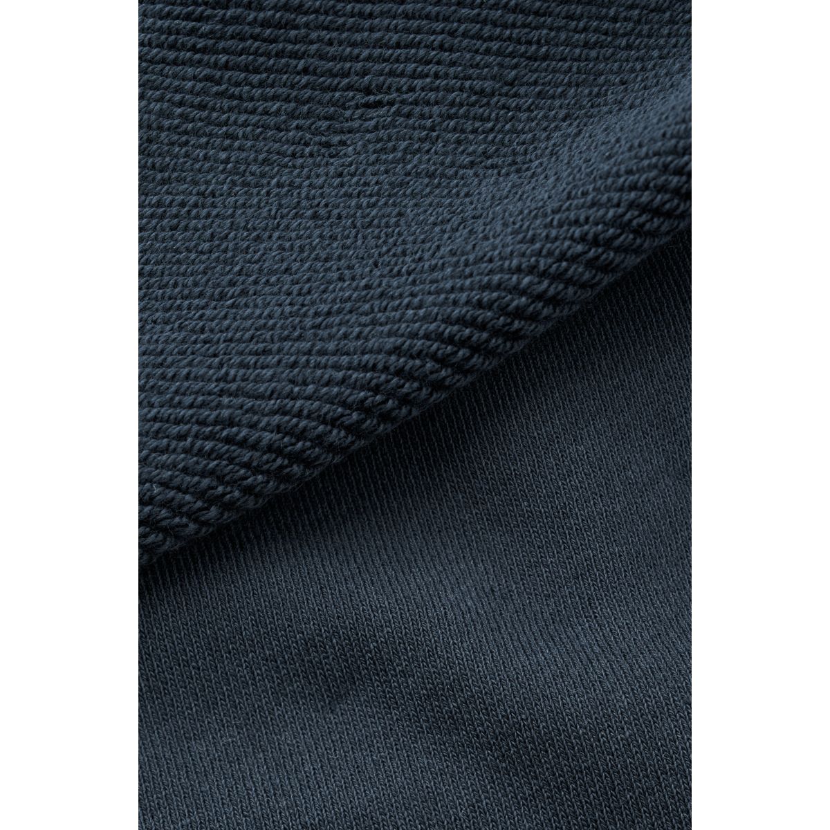 Classic Navy Organic Cotton French Terry Adult Sweatpants with Adjustable Drawstring Waist for Family Matching & Weekend Wear