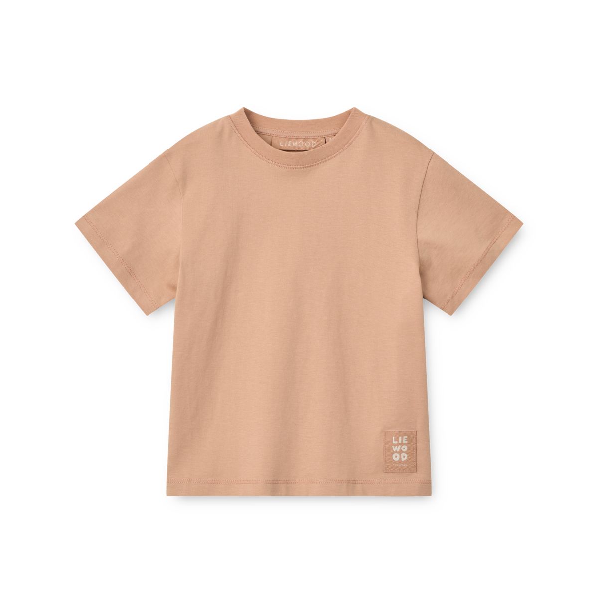 Soft Tuscany Organic Cotton T-Shirt with Relaxed Loose Fit & Ribbed Crew Neck for Kids Everyday Wear