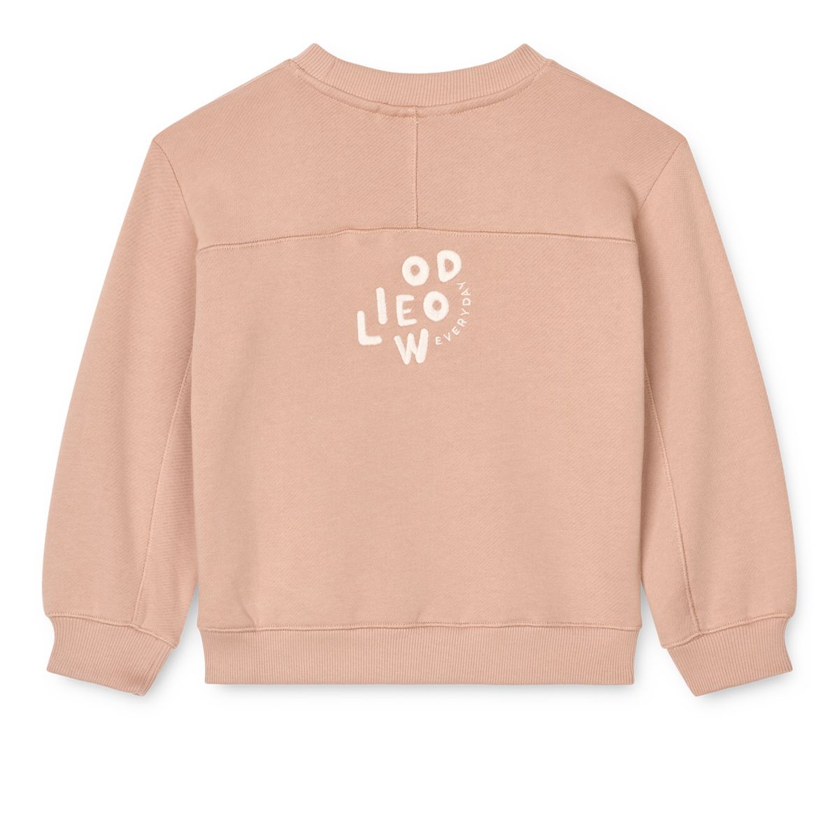 Soft Tuscany Organic Cotton French Terry Sweatshirt with Dropped Shoulders & Ribbed Trims for Kids Everyday Wear