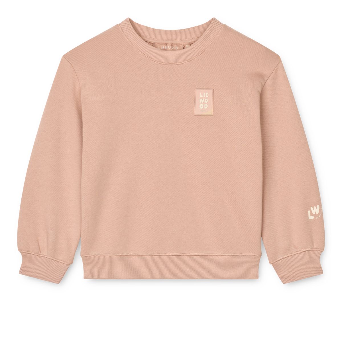 Soft Tuscany Organic Cotton French Terry Sweatshirt with Dropped Shoulders & Ribbed Trims for Kids Everyday Wear